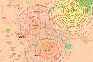 Mapa de temperaturas - Urban DIAU